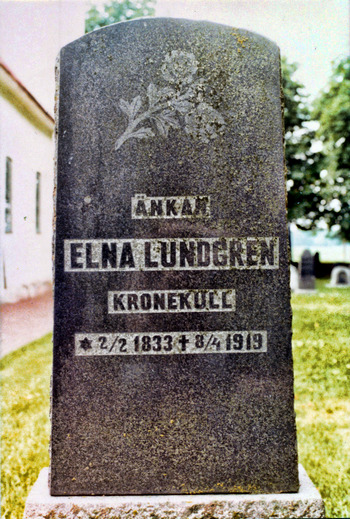 Elna
Lundgren gravsten